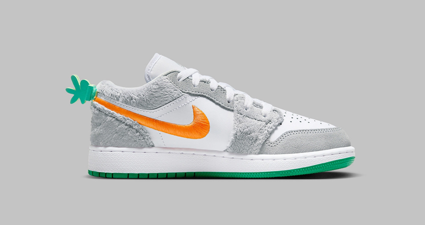 Hop Into Style With Bug Bunny Inspired Air Jordan 1 Low ‘Rabbit right