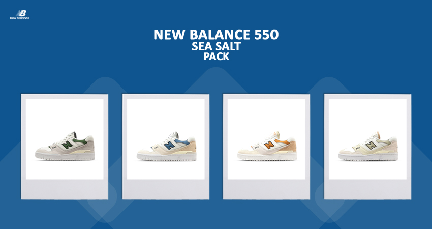 New Balance 550 "Sea Salt" Surfaces In Four New Colourways