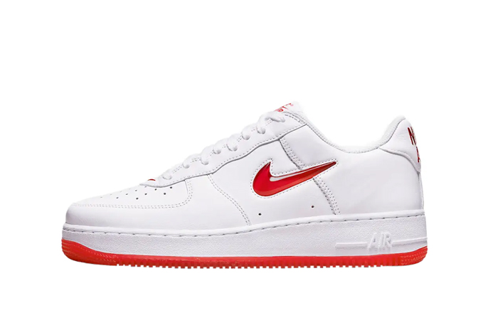 Nike Air Force 1 Low Color of the Month White Red FN5924 101 featured image
