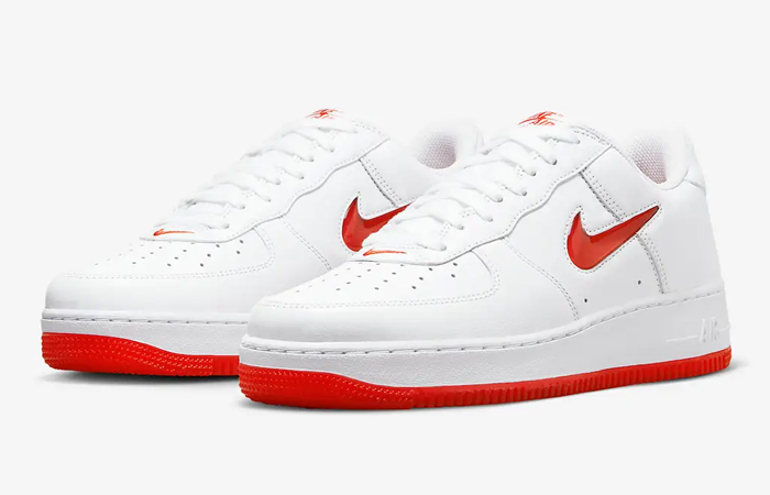 Nike Air Force 1 Low Color of the Month White Red FN5924 101 front corner