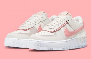 Nike Air Force 1 Shadow White Pink DZ1847 001 front corner