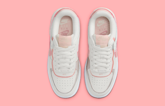 Nike Air Force 1 Shadow White Pink DZ1847 001 up