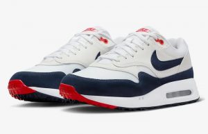 Nike Air Max 1 Golf OG Navy Red DV1403 001 front corner