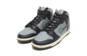 Nike Dunk High Classics Black Grey DV7216 001 front corner