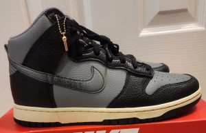 Nike Dunk High Classics Black Grey DV7216 001 lifestyle right