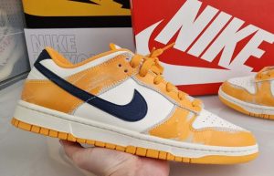 Nike Dunk Low Wear Tear Yellow FN3418 100 lifestyle right