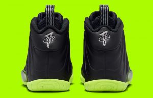 Nike Little Posite One GS Black Cactus Teal DZ2852 001 back