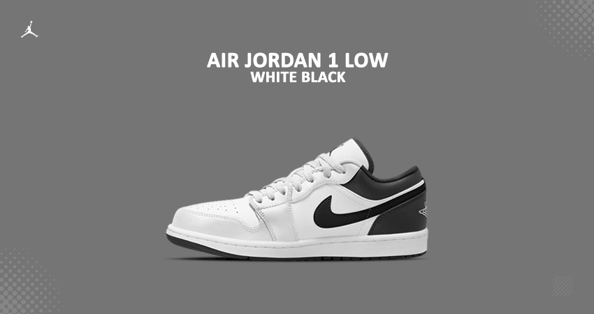 The Air Jordan 1 Low Dresses In ‘Reverse Panda’