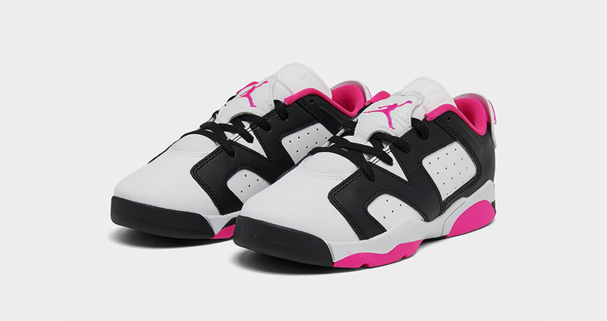 The Air Jordan 6 Low GS Boasts A Stunning Appeal front corner