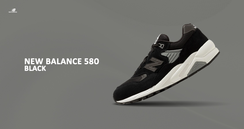 The New Balance 580 Boasts A Black Beauty