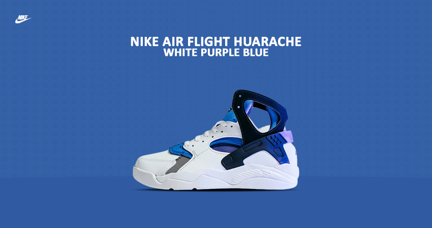 The Nike Air Flight Huarache OG Varsity PurpleRoyal Blue Drops Soon featured image