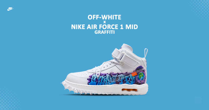 The Off White x Nike Air Force 1 Mid Graffiti Is Up For Grabs featured image