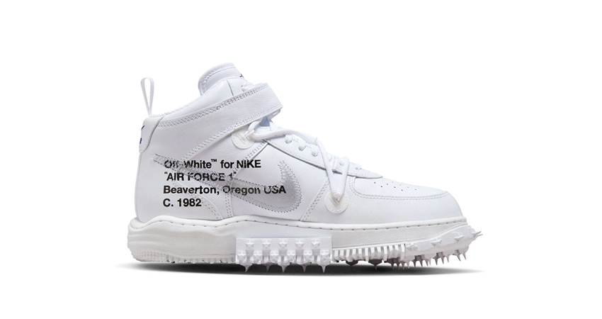 The Off White x Nike Air Force 1 Mid Graffiti Is Up For Grabs right