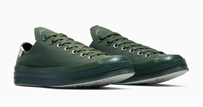 A COLD WALL x Converse Chuck 70 Low Green A06688C front corner 1