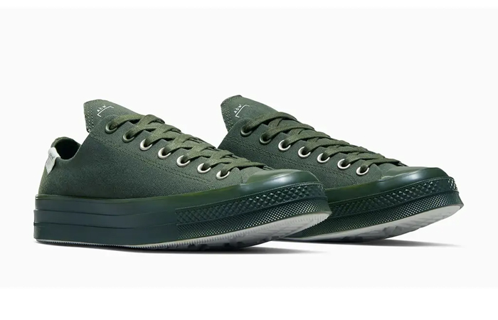 A COLD WALL x Converse Chuck 70 Low Green A06688C front corner
