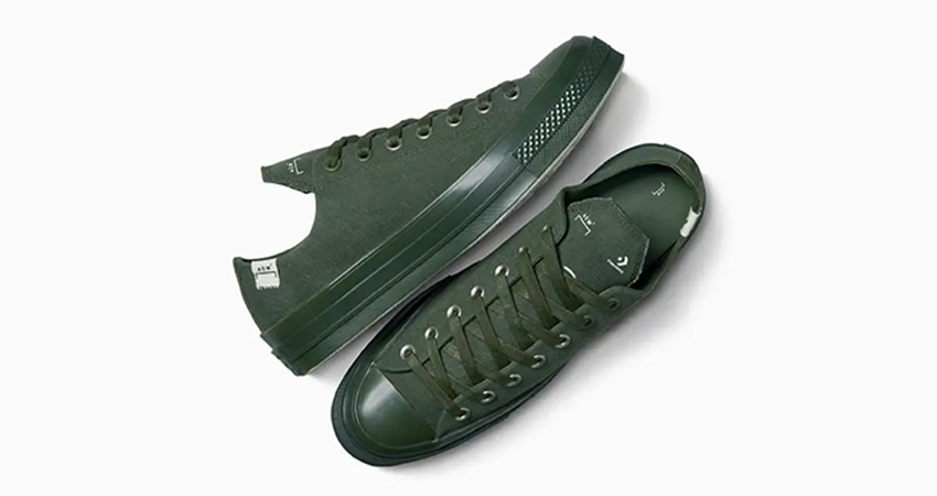 A COLD WALL x Converse Chuck 70 Low Green A06688C lifestyle front 1