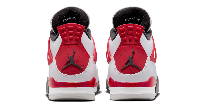 A New Take On The Air Jordan 4 Red Cement back