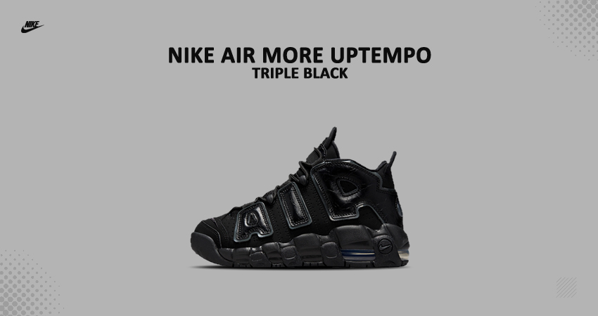 An Early Look At The Nike Air More Untempo ‘Triple Black’
