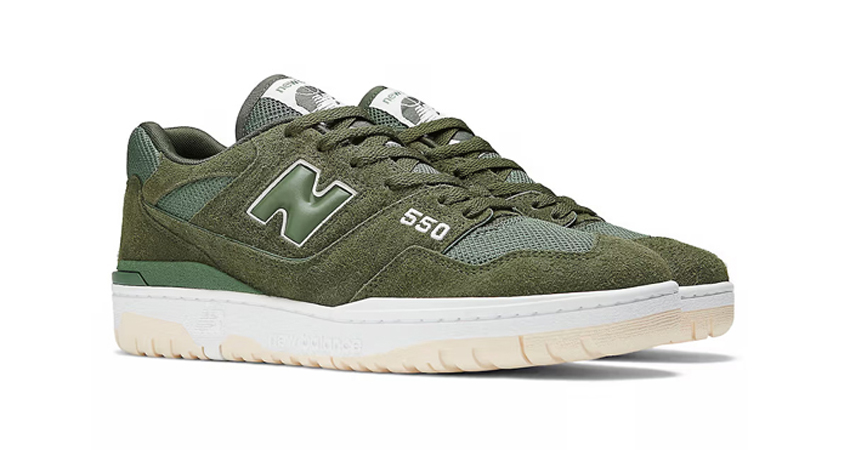 Check Out The Newest New Balance 550 Sporting A Subtle Colourway front corner