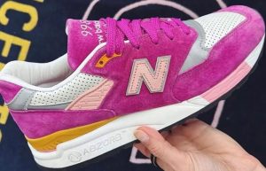 Concepts x New Balance 998 Pink White lifestyle right