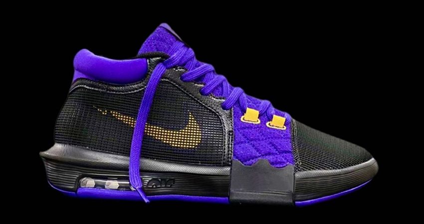 First Look Of The Nike Lebron Witness 8 ‘Lakers lifestyle right