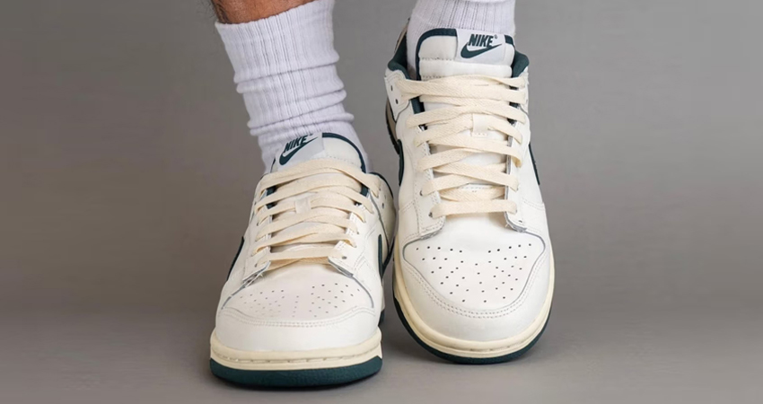 Get The On Foot Look Of The Nike Dunk Low Athletic Department in ‘Department Jungle onfoot front