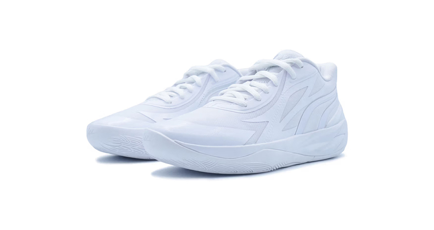 Introducing the PUMA MB.02 Low In A Jaw Dropping Colourway front corner