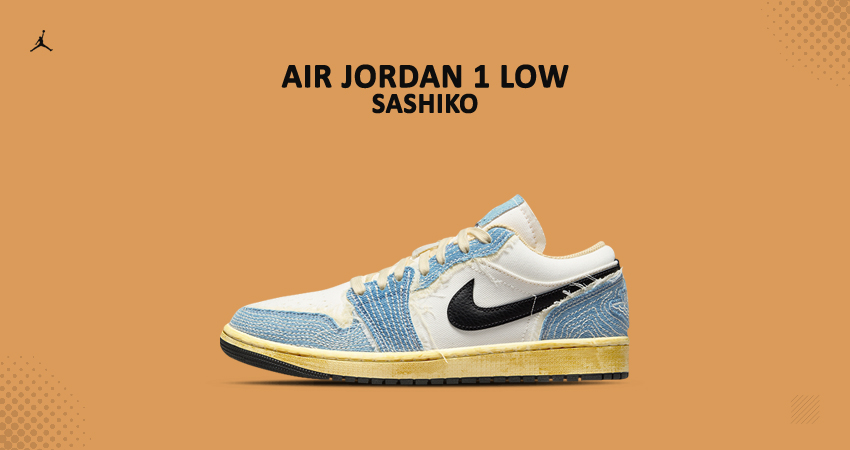 Level Up Your Sneaker Game With The Air Jordan 1 ‘Sashiko Denim’