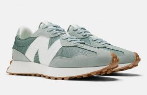 New Balance 327 Dark Juniper MS327MS front corner