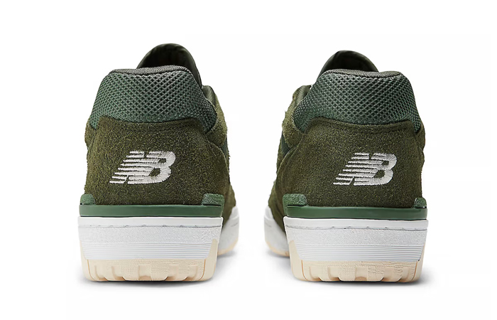 New Balance 550 Olive Suede BB550PHB back