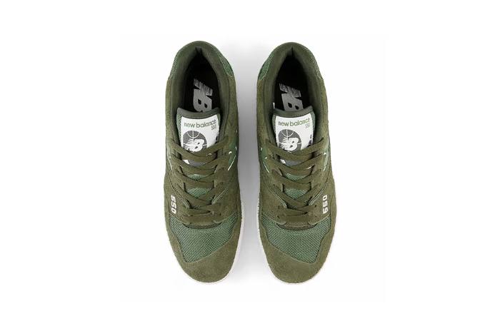 New Balance 550 Olive Suede BB550PHB up