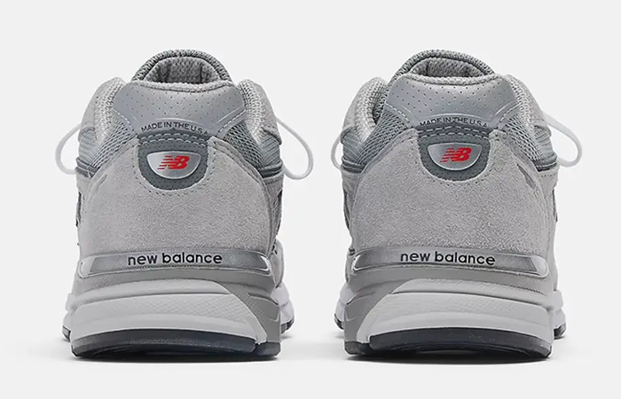 New Balance 990v4 Made in USA Grey Silver U990GR4 back