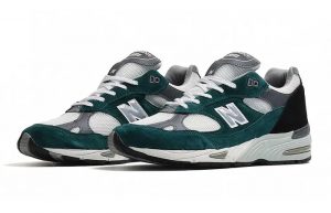 New Balance 991 Made in UK Pacific M991TLK front corner