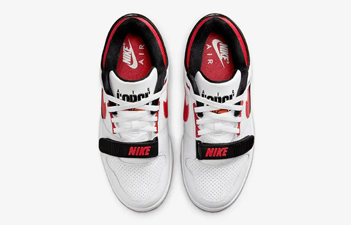 Nike Air Alpha Force 88 White University Red DZ4627 100 up