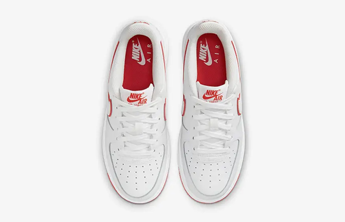 Nike Air Force 1 Low GS Outline White Picante Red DV7762-101 - Where To ...