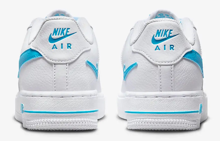 Nike Air Force 1 Low GS White Aqua FN7793 100 back