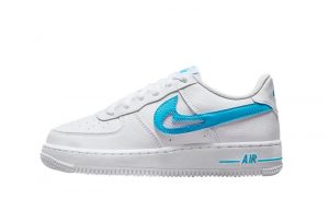 Nike Air Force 1 Low GS White Aqua FN7793 100 featured image