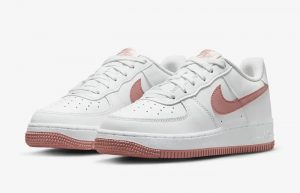 Nike Air Force 1 Low GS White Red Stardust DV7762 102 front corner