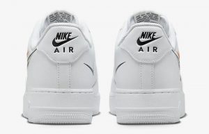 Nike Air Force 1 Low Multi Swoosh White Black FN7807 100 back