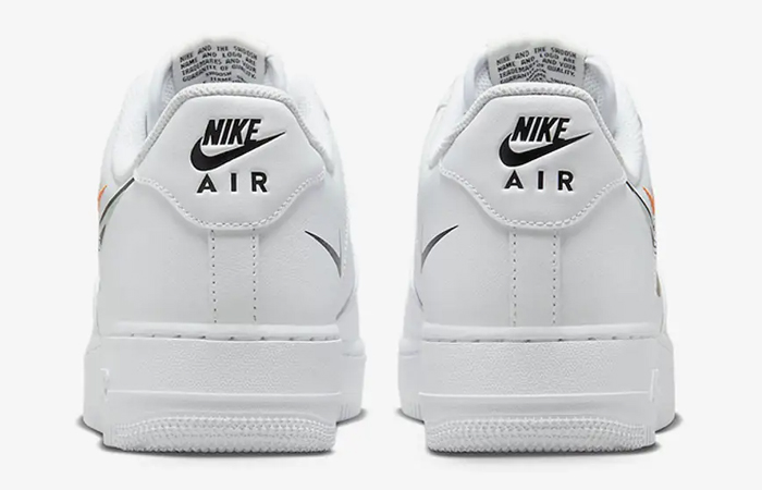 Nike Air Force 1 Low Multi Swoosh White Black FN7807 100 back