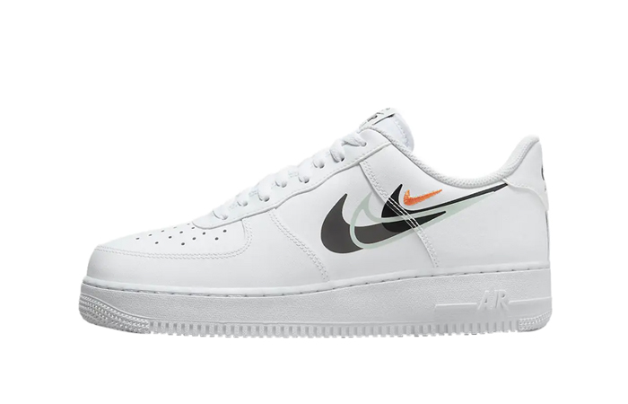 Nike Air Force 1 Low Multi Swoosh White Black FN7807 100 featured image