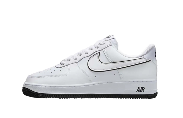 Nike Air Force 1 Low Outline Swoosh White Black DV0788 103 featured image