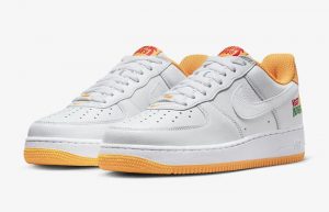 Nike Air Force 1 Low West Indies Yellow DX1156 101 front corner