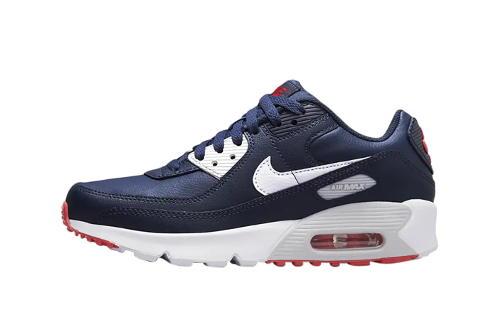 Nike Air Max 90 LTR GS Obsidian Navy White DV3607 400 featured image