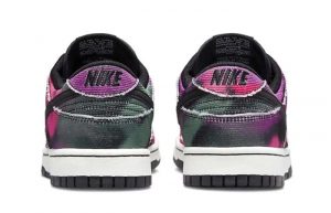 Nike Dunk Low Graffiti Purple Pink DM0108 002 back