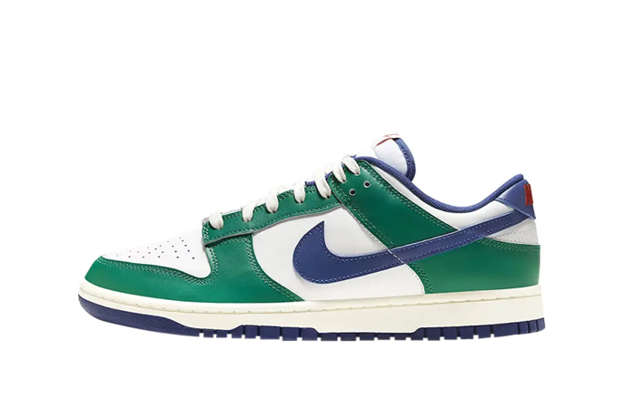Nike Dunk Low Varsity Team Green Navy FQ6849 141 featured image