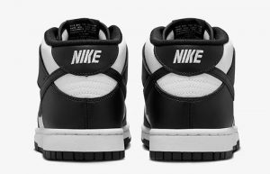 Nike Dunk Mid Leather Panda FQ8784 100 back