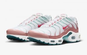 Nike TN Air Max Plus GS White Red Stardust CD0609 110 front corner