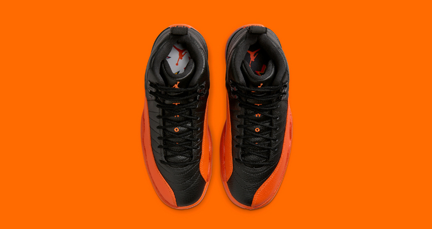 Official Images Of The Air Jordan 12 ‘Brilliant Orange up