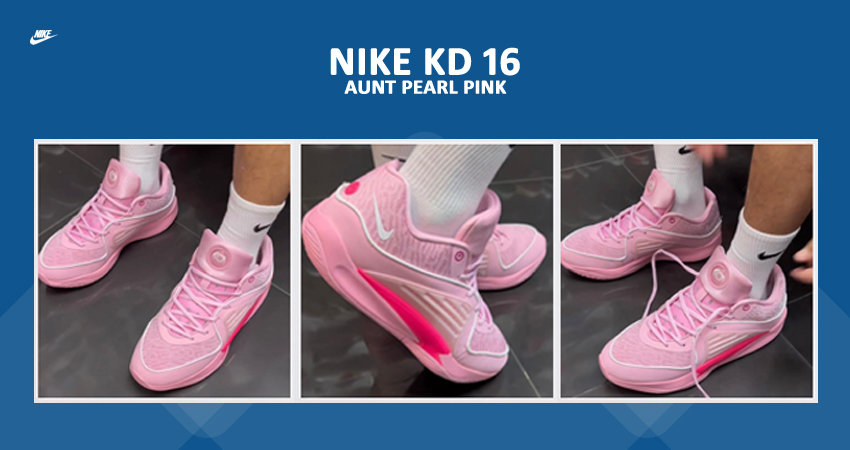 On Foot Images Of The Nike KD 16 ‘Aunt Pearl featured image